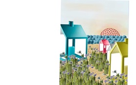 Normann Copenhagen Be Creative And Win 2011 beach houses with sunset by julie almberg